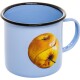 Hrnek smaltovaný  TOILETPAPER APPLE 10 cm, modrá, Seletti - thumb (1)