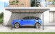 Kovový přístřešek / carport TRIGANO JARDIN MISTRAL WALL LG2461 - thumb (2)