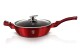 BERLINGERHAUS Pánev hluboká s mramorovým povrchem a poklicí 32 cm Burgundy Metallic Line BH-1261 - thumb (0)