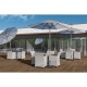 Zumm Garden Furniture® Zahradní stůl vic bílý - thumb (1)