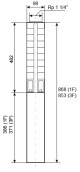 Ponorné čerpadlo EVAK V4S-3M15, 400V, 1.1kW, 2m kabelu - thumb (2)