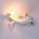 Stolní lampa CHAMELEON GOING DOWN 21 cm, USB, bílá, Seletti - thumb (1)