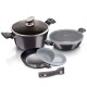 BERLINGERHAUS Sada nádobí s mramorovým povrchem 6 ks Carbon PRO Line BH-7052 - thumb (1)
