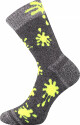 Chlapecké ponožky VoXX - Hawkik kluk, šedý melír / neon Barva: Šedá, Velikost: 30-34 - thumb (1)