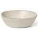 Jídelní miska FLOW 9 cm, bílá, kamenina, ferm LIVING - thumb (0)