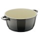 BERGNER Kastrol s keramickým povrchem a poklicí 24 cm Excalibur černá BG-36101-GY - thumb (1)