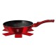 BERLINGERHAUS Pánev WOK s mramorovým povrchem 30 cm Burgundy Metallic Line BH-6166 - thumb (4)