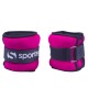 Sportago neoprénová zátěž na zápěstí/kotník 2 x 2 kg - růžová - thumb (1)