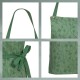 KELA Zástěra Cora 100% bavlna světle zelená/zelený vzor 80,0x67,0cm KL-12816 - thumb (2)