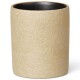Kelímek na zubní kartáčky BON 6,5 cm, písková, porcelán, ferm LIVING - thumb (0)