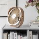Stolní ventilátor FANTASTIC 20 cm, béžová, dřevo, Printworks - thumb (1)