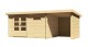 Dřevěný domek KARIBU BASTRUP 8 + přístavek 200cm včetně zadní a boční stěny (78676) natur LG3031 - thumb (0)