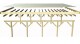 Carport KARIBU CLASSIC 1C 61966 ocelové střešní plechy LG3353 - thumb (4)