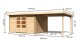 Dřevěný domek KARIBU BASTRUP 7 + přístavek 300 cm (73308) natur LG2935 - thumb (1)