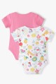 Body kojenecké 2pack, Minoti, tulip 7, Holka - 50/56 | NB - thumb (1)