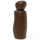 Mlýnek na sůl nebo pepř PEBBLE 19 cm, hnědá, dřevo, ferm LIVING - thumb (0)