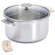 Hrnec ALCHIMY LOQY 20 cm, stříbrná, nerezová ocel, de Buyer - thumb (24)