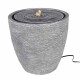 HOMESTYLING Fontána pokojová s LED osvětlením 35 cm Modern šedá KO-795202370 - thumb (0)