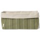 Košík na pečivo ITO 30 x 18 cm, zelená, bavlna, ferm LIVING - thumb (0)