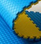 Sportago Tatami Taekwondo podložka 100x100cm žlutá-modrá - thumb (3)
