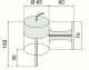 Ponorná sonda MAVE PSK-2 do kalů, 2 elektrody Kabel: 15 m - thumb (1)