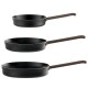 Univerzální pánev EDO 28 cm, černá, Alessi - thumb (1)