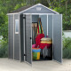 Keter Zahradní domek Keter MANOR 6 x 5 DD šedý / bílý KT-610219 - thumb (3)