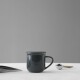 Hrnek na čaj s infuzérem MINIMA EVA 350 ml, černá, porcelán, Viva Scandinavia - thumb (1)
