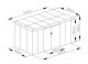 G21 Zahradní domek G21 GRAH 700 - 340 x 206 cm, antracitový G21-6390093 - thumb (4)