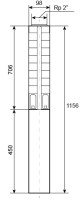Ponorné čerpadlo EVAK V4S-8M12, 400V, 2,2kW, 2m kabelu - thumb (2)