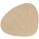 Prostírání CURVE NUPO 37 x 44 cm, písková, kůže, LIND DNA - thumb (0)