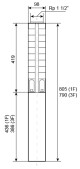 Ponorné čerpadlo EVAK V4S-5M12, 400V, 1,1kW, 2m kabelu - thumb (2)