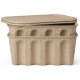 Úložný box PAPER PULP 28 x 12,5 cm, sada 2 ks, hnědá, papír, ferm LIVING - thumb (0)