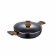 BERGNER Pánev s nepřilnavým povrchem a poklicí 28 cm Earth Black BG-32038-BK - thumb (0)