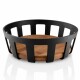 Košík na pečivo NORDIC KITCHEN 22 x 7 cm, černá, plast / bambus, Eva Solo - thumb (0)