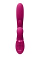 Vive Kura Thrusting G Spot with Flapping Tongue and Pulse Wave Stimulator Pink - thumb (1)