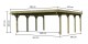 Carport KARIBU CLASSIC 2A 61960 LG3310 - thumb (2)