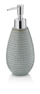 KELA Dávkovač mýdla Dots keramika šedohnědá 350 ml KL-23602 - thumb (0)