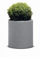 Keter Květináč Keter Cylinder M Silver Grey KT-610100 - thumb (1)