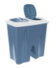 EXCELLENT Odpadkový koš na tříděný odpad 2 x 25 l modrá KO-Y54230710modr - thumb (1)