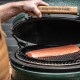 Gril na dřevěné uhlí L 46 cm,  + pojízdný stůl + ConvEGGtor + pohrabáč, zelená, Big Green Egg - thumb (2)