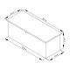 G21 Zahradní box G21 Denver 560 L, antracitový plechový G21-63900844 - thumb (4)