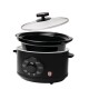 BERLINGERHAUS Pomalý hrnec s poklicí Slow Cooker 3,5 l Black Rose Collection BH-9501 - thumb (1)