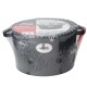 PROGARDEN Gril na dřevěné uhlí přenosný 34 cm černá KO-C83000240 - thumb (1)