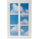Nástěnné dekorační světlo WINDOW #3 90 x 57 cm, bílá, dřevo / akryl, Seletti - thumb (0)