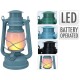PROGARDEN Lucerna s LED plamenem 24 cm modrá KO-CX2000500modr - thumb (2)