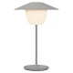 Přenosná stolní lampa ANI MINI 21 cm, LED, satelitní šedá, hliník, Blomus - thumb (5)