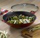 KELA Wok litinový s poklicí CALIDO 36 cm červená KL-11947 - thumb (2)
