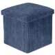 HOMESTYLING Taburet s úložným prostorem 38 x 38 x 38 cm modrá KO-170490550modr - thumb (0)