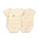 Body kojenecké 2pack, Minoti, ABC 5, bílá - 62/68 | 3-6m - thumb (0)